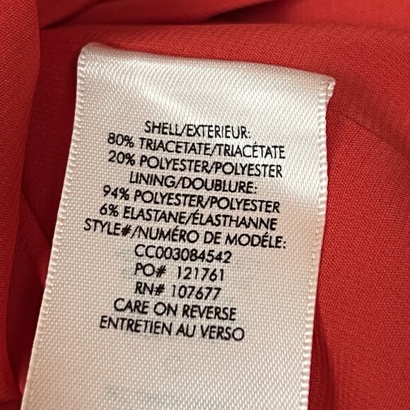 Alice & Olivia Loraine Seamed Slip Midi Dress in Bright Poppy Size 8 Red - Picture 5 of 7